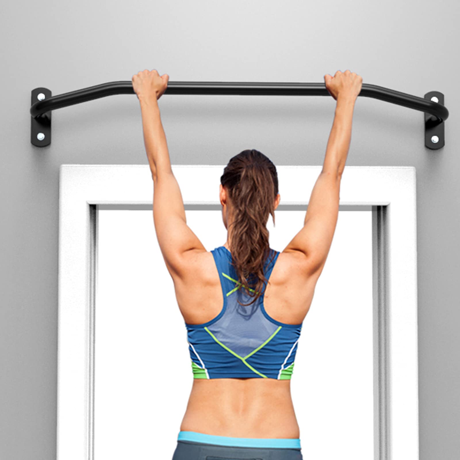 Amazon | 壁掛け ドア プルアップバー100cm懸垂マシン,鋼けんすい